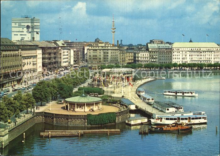 HAMBURG  CITY Jungfernstieg Binnenalster