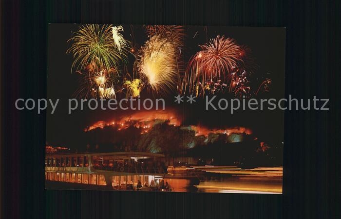 Koblenz Rhein Rhein in Flammen