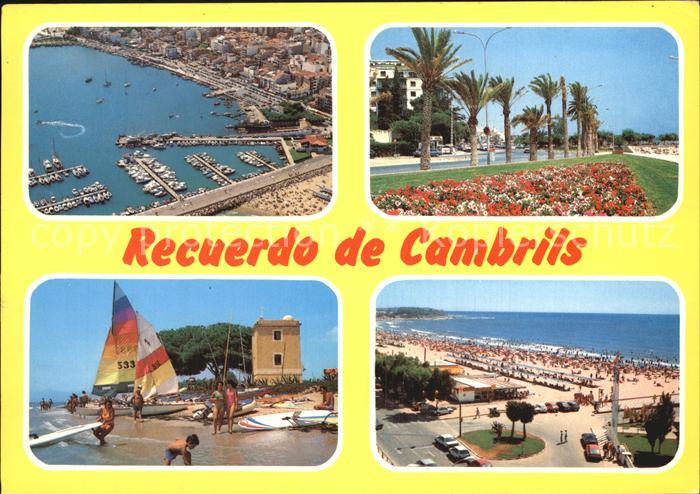 Cambrils Strand Hafen