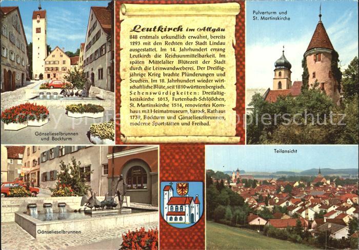 Leutkirch Pulverturm Sankt Martinskirche Backturm