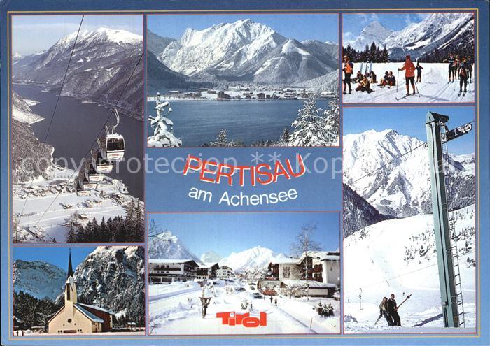 Pertisau Achensee Ski Seilbahn Kirche