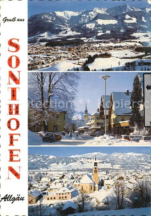 Sonthofen Oberallgaeu Panorama