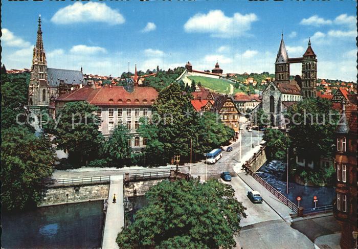 Esslingen Neckar Agnesbruecke Stadt- und Frauenkirche