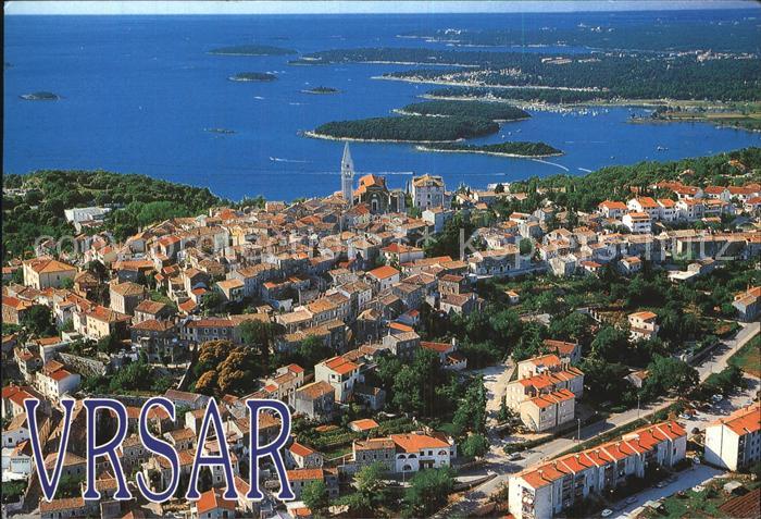 Vrsar Istrien Fliegeraufnahme