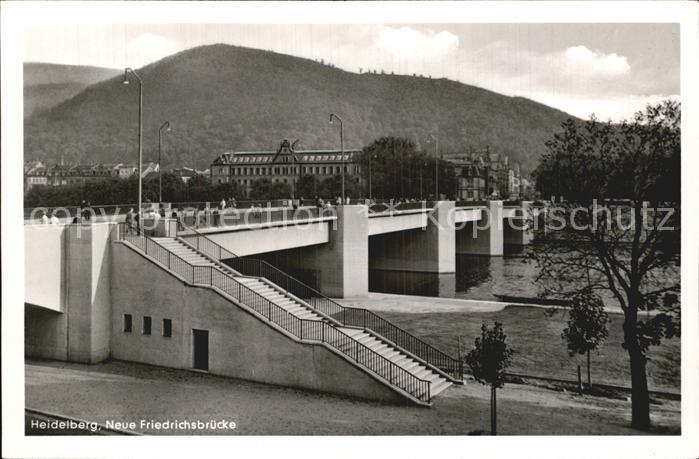 Heidelberg Neckar Neue Friedrichsbruecke