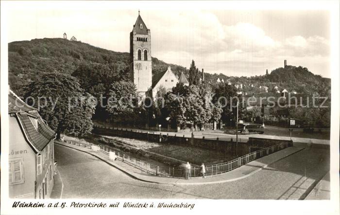 Weinheim Bergstrasse Peterskirche Windeck Wachenburg