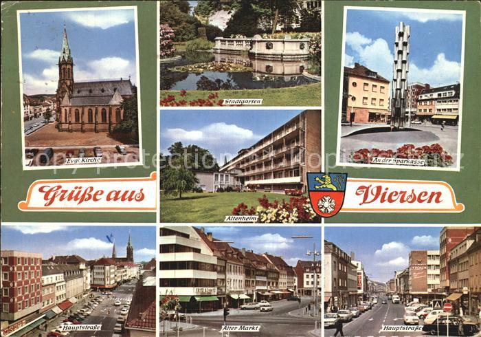 Viersen Evangelische Kirche Hauptstrasse Alter Markt Stadtgarten Altenheim