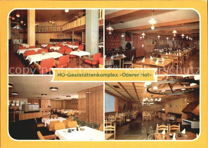 Oberhof Thueringen Gaststaettenkomplex Oberer Hof