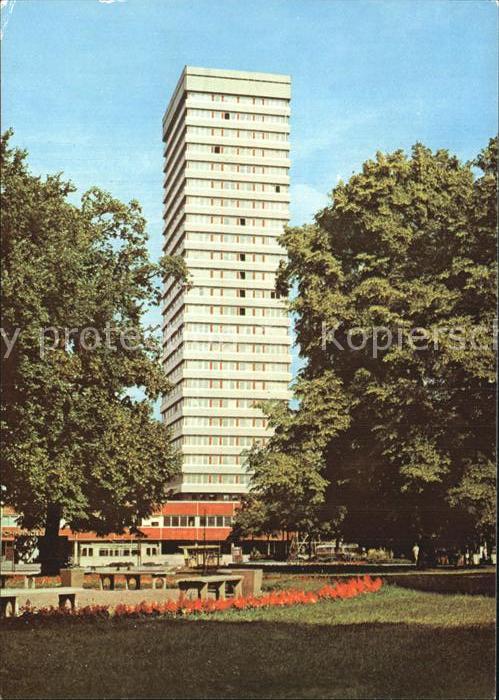 Frankfurt Oder Hochhaus am Platz der Republick Jugendtouristenhotel