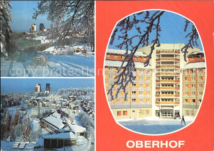 Oberhof Thueringen Interhotel Panorama Teilansicht