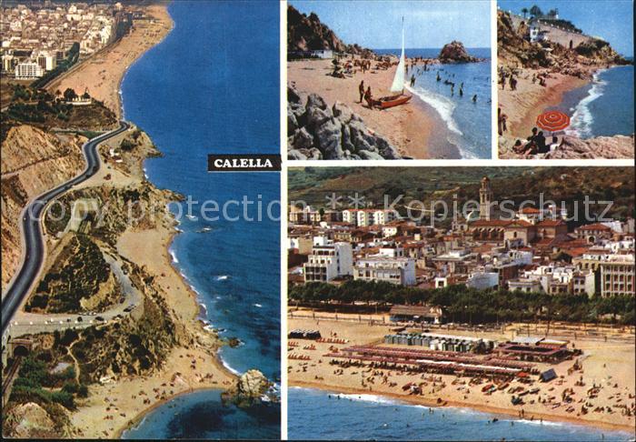 Calella Panorama FliegeraufnahmeStrand