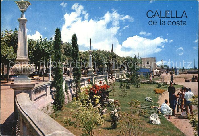 Calella Gaerten des Paseo Puigvert