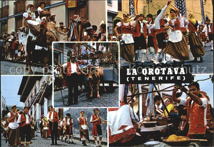 Orotava Tenerife Tracht Pilgerfahrt von Heilig Isidro