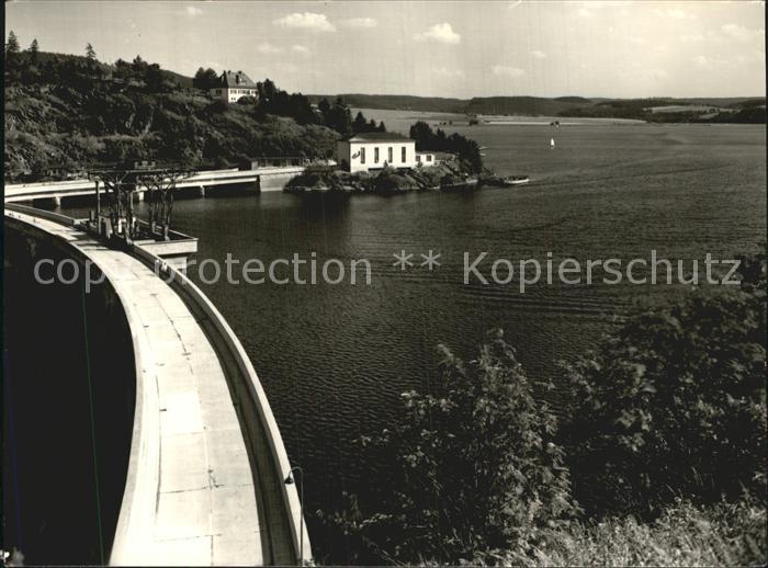 Bleilochtalsperre Sperrmauer