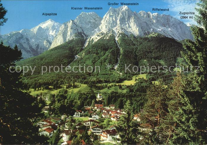 Grainau Zugspitze Grosser Waxenstein Alpspitze