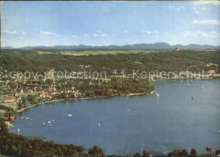 Herrsching Ammersee Fliegeraufnahme