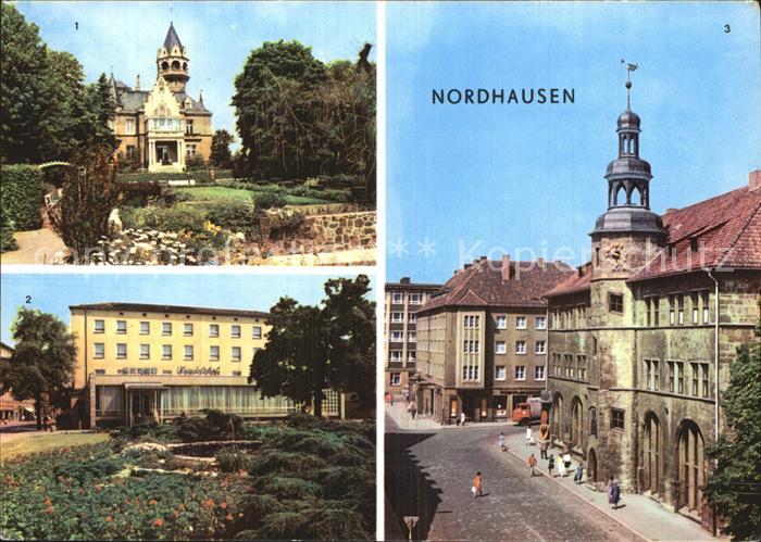Nordhausen Thueringen Meyenburgmuseum Hotel Handelshof Rathaus