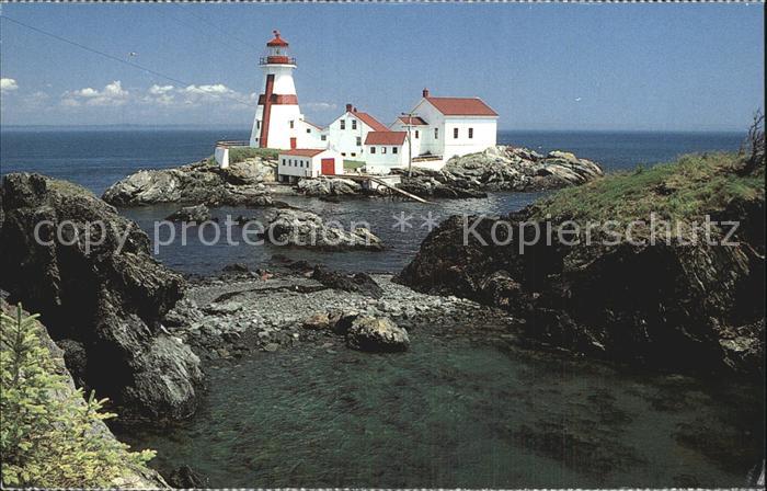 New Brunswick Insel mit Leuchtturm