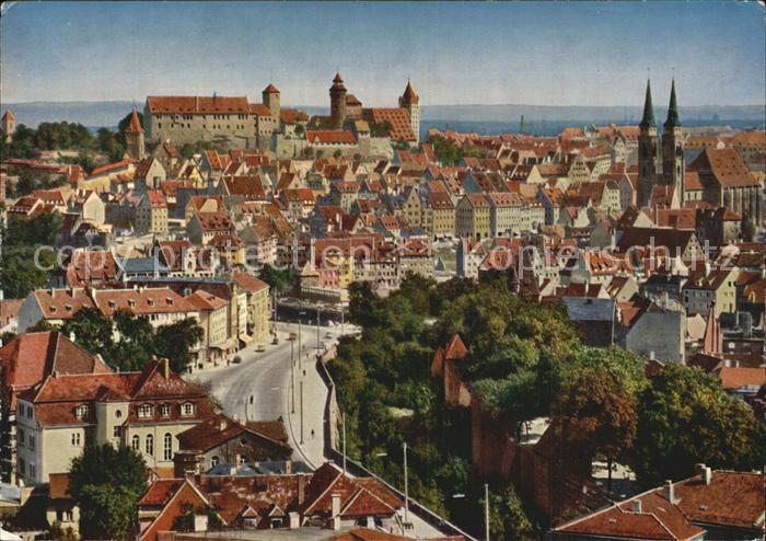 NueRNBERG  CITY mit Burg und Sebalduskirche