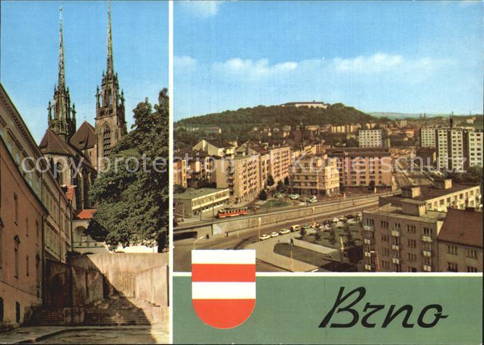 Brno Bruenn Kirchenpartie Wohnbloecke