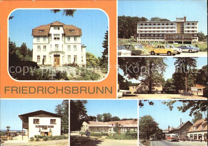 Friedrichsbrunn Harz Sanatorium Ferienheime Restaurant Zum Ramberg