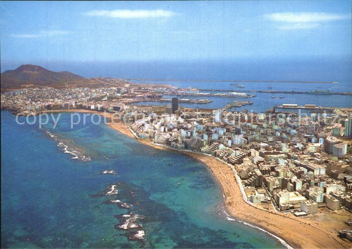 Gran Canaria Fliegeraufnahme Playa del Las Canteras