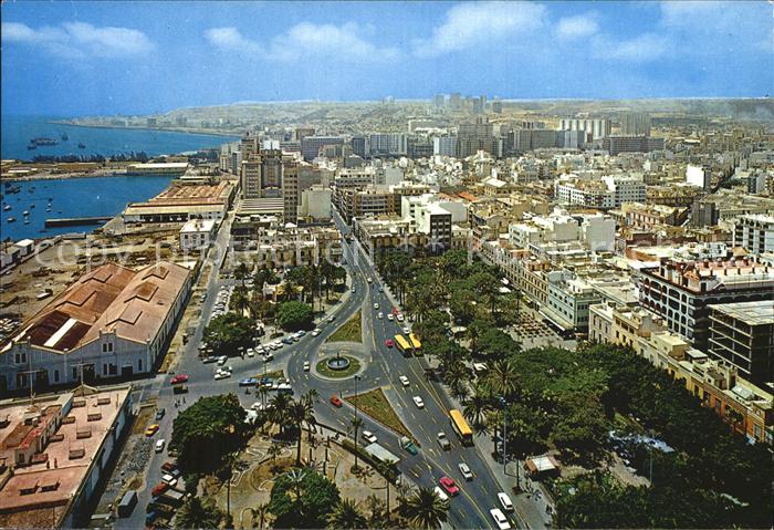 Las Palmas Gran Canaria Fliegeraufnahme Catalina Park und City