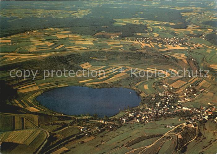 Schalkenmehren Fliegeraufnahme Maar