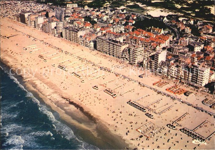 De Panne Fliegeraufnahme mit Strand