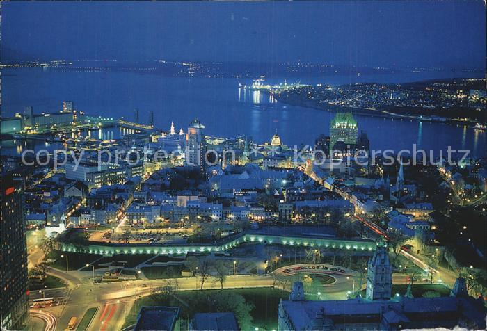 Quebec Fliegeraufnahme mit Hafen