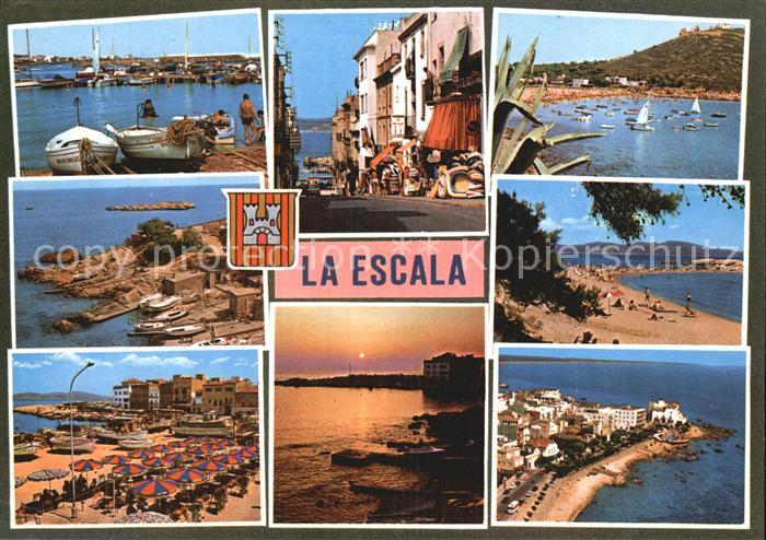 La Escala Costa Brava Strandpartien Fliegeraufnahmen Hafen