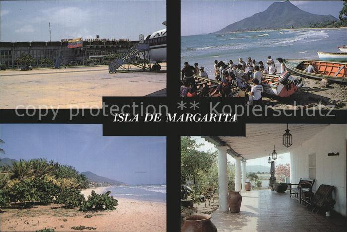 Isla Margarita Flughafen Strand Boote