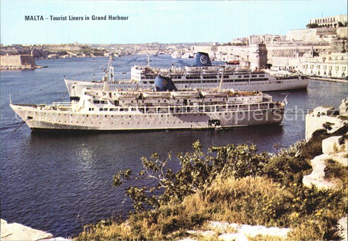 Malta Tourist Liners in Grand Harbour