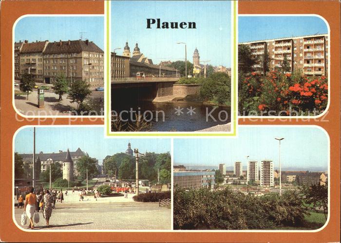 Plauen Vogtland Leninplatz Wilhelm K?lz-Br?cke Seehaus
