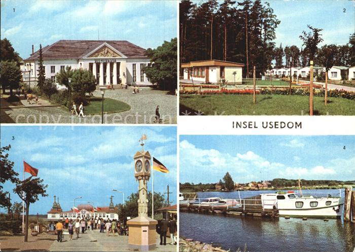 Heringsdorf Ostseebad Usedom Kulturhaus Damerow Ahlbeck Seebr?cke Usedom Hafen