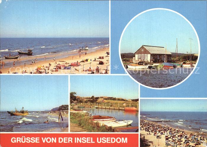 ueckeritz Usedom Strand Achterwasser Koserow Koelpinsee