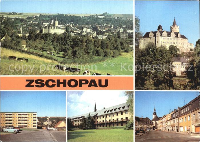 Zschopau Schloss-Wildeck Warmbad Pawlow-Haus Leninplatz