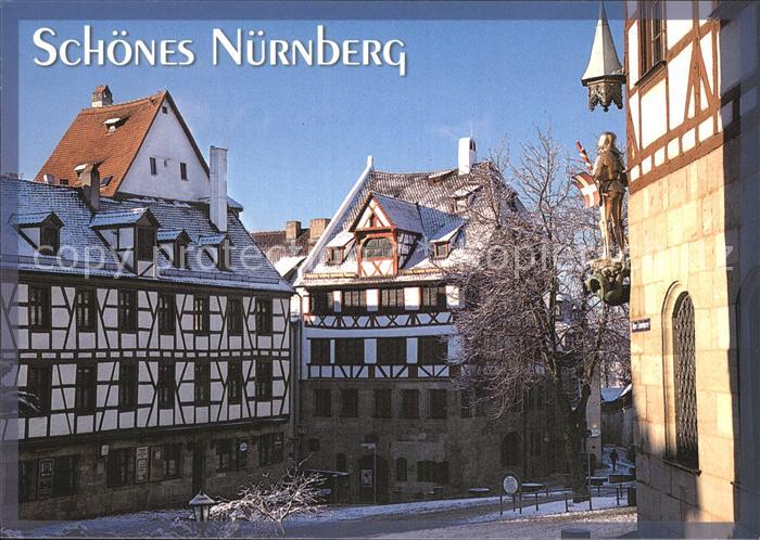 NueRNBERG CITY Stadt an der Pegnitz im Winter Albrecht-Duerer-Haus