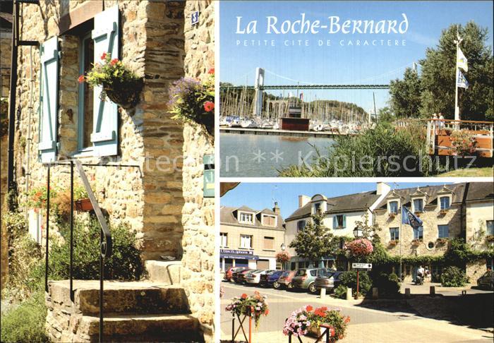 La Roche-Bernard Hafen alte Haesuer