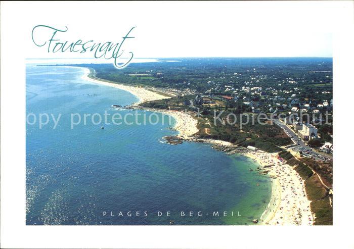 Fouesnant Fliegeraufnahme mit Strand