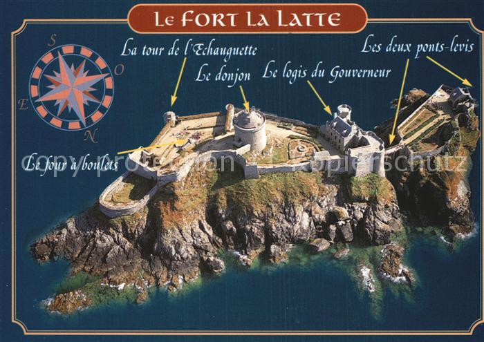 Plevenon Fort la Latte Fliegeraufnahme