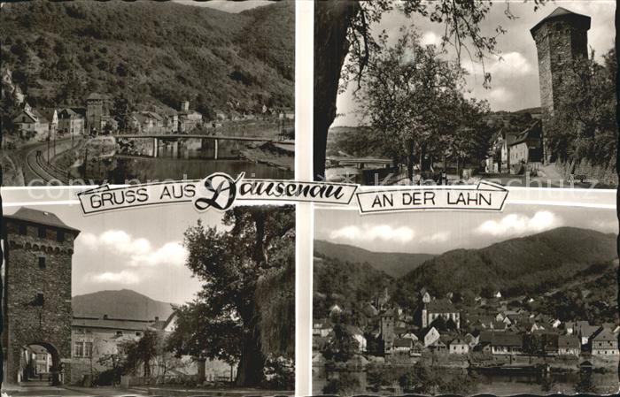 Dausenau Ortspartie mit Lahn
