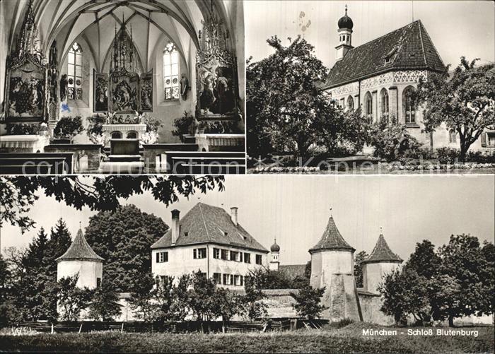 Muenchen Bayern Schloss Blutenburg Kirche