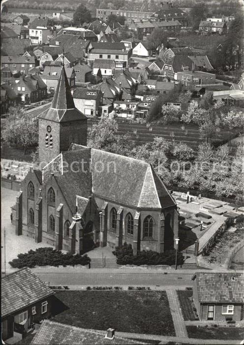Zetten Kerk Fliegeraufnahme