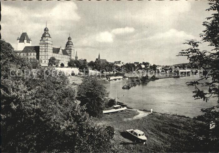 Aschaffenburg Main mit Schloss