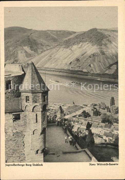 Bacharach Rhein Jugendherberge Burg Stahleck