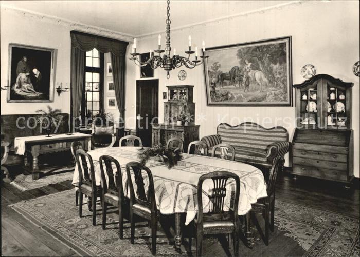 Muenster Westfalen Burg Huelshoff Geburtshaus der Dichterin Annette Droste zu Hu