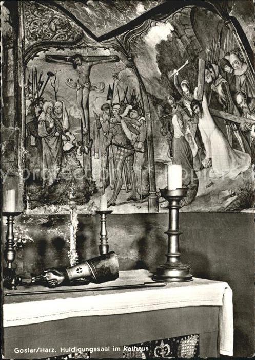 GOSLAR Harz Niedersachsen Rathaus Huldigungssaal