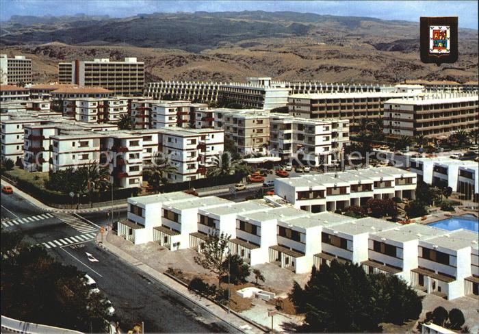 Playa del Ingles Fliegeraufnahme Urbanisation