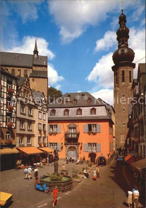 Cochem Mosel Rathaus St. Martinsbrunnen
